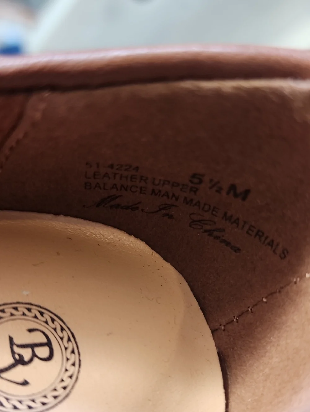 $125 Bella Vita Brown Chain-Detail Leather Loafers - Picture 7 of 8